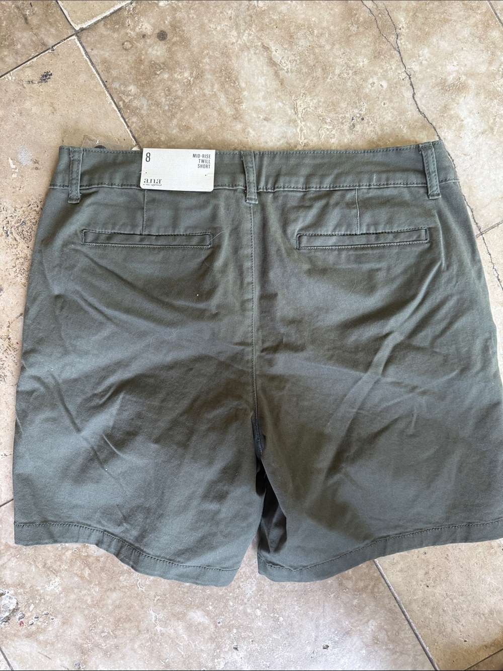 ANA ladies midrise short 7 inch seam NWT size 8 - Picture 5 of 8